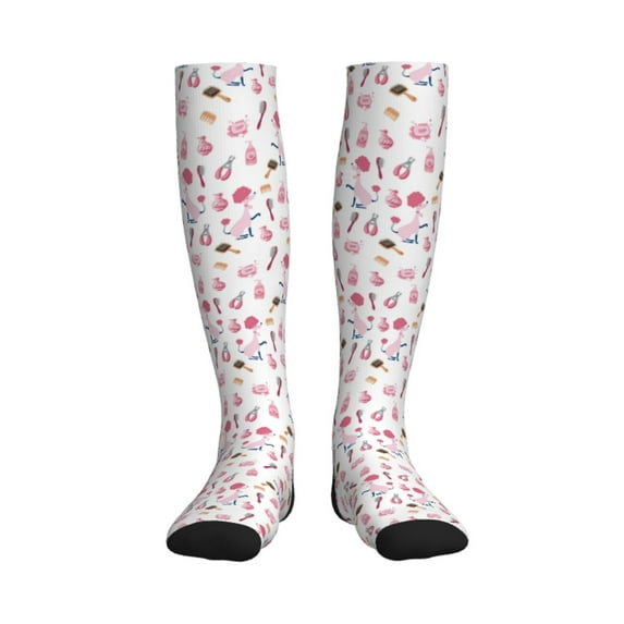 Sikiie Cute Poodle Dog 1 Pairs Compression Socks for Men and Women 15-20 mmHg Running Support Socks