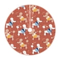 thumbnail image 1 of Sikiie Cute Poodle Dog Nativity Christmas Tree Skirt, Jesus Christian Winter Holiday Tree Mat Decoration(30-48IN)36", 1 of 6