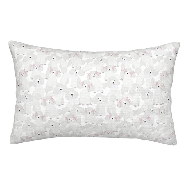 Sikiie Cute Poodle Dog Pillow Covers, Throw Pillow Case Cushion Covers