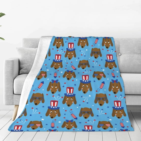 Sikiie Cute Puppy Ultra-Soft Micro flannel Blanket Luxury All Seasons Warm Blanket for Bedding Sofa and Travel (4 sizes)-60"x50"