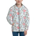 thumbnail image 1 of Sikiie Cute Rabbit And Heart Zip Up Hoodie Teenage, hoodies for Teenage, Zipper Sweatshirt Jacket for Daily, Traveling-Small, 1 of 6
