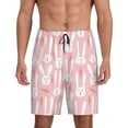 thumbnail image 1 of Sikiie Cute Rabbit Carrot Mens Pajama Shorts, Lightweight Lounge Pant with Pockets Soft Sleep Pj Shorts for MenMedium, 1 of 6