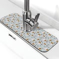 thumbnail image 1 of Sikiie Cute Rabbit Hold Carrot Splash Guard for Sink Faucet-1 PC Super Absorbent Fast Drying Mat Sink Gadgets-Splash Guard for Kitchen, Sink Mat, 1 of 7