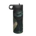 thumbnail image 1 of Sikiie Cute Saucerman With Big Eyes Print 18OZ Insulated Straw Cup, Portable Leak-proof Sports Water Bottle, Stainless Steel Water Cup Suitable for Home and Outdoor, 1 of 8