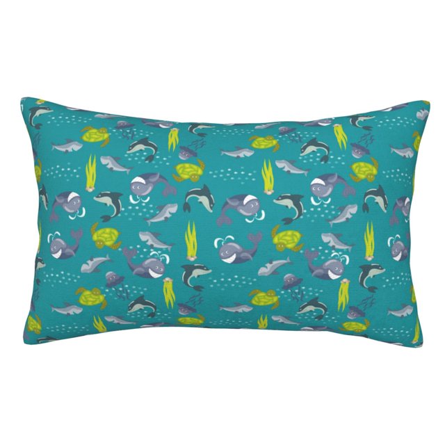 Sikiie Cute Shark Turtle Pillow Covers, Throw Pillow Case Cushion