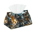thumbnail image 1 of Sikiie Cute Skeletons Figurines Leather Tissue Box Cover Rectangle, Long Tissue Box Cover, Tissue Box Holder, Tissue Holder for Bathroom, 1 of 7