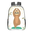 thumbnail image 1 of Sikiie Cute Sloth In Yoga Pose Tree Clear Backpack, Transparent Bookbag for School for Women Men, Capacity Clear Bag for College, Travel, 1 of 7