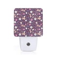 thumbnail image 1 of Sikiie Cute Squirrel Floral Led Night Light, Warm White,Cool White Lights for Bathroom,Hallway,Bedroom, Kids Room-US, 1 of 7