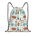 thumbnail image 1 of Sikiie Cute Tableware Drawstring Backpack Drawstring Bags, Draw String Back Bag for Sports, Gym, Travel, Swimming, Beach-Medium, 1 of 6