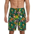 thumbnail image 1 of Sikiie Cute Tribal Leopards Mens Pajama Shorts, Lightweight Lounge Pant with Pockets Soft Sleep Pj Shorts for MenX-Large, 1 of 6