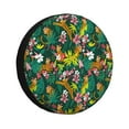 thumbnail image 1 of Sikiie Cute Tribal Leopards PVC Leather Spare Tire Wheel Cover Spare Tire Cover, for Car Truck SUV Camper Trailer Universal Fit(14-17in)-14 inch, 1 of 6