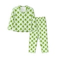 thumbnail image 1 of Sikiie Cute green monster Print Pajamas for Women Set, Womens Pajama Sets, Lounge Sets for Women, 2pjs for Women-Small, 1 of 7