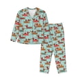 thumbnail image 1 of Sikiie Dachshund Christmas Play Pajamas for Women Set, Womens Pajama Sets, Lounge Sets for Women, 2pjs for Women-Large, 1 of 7