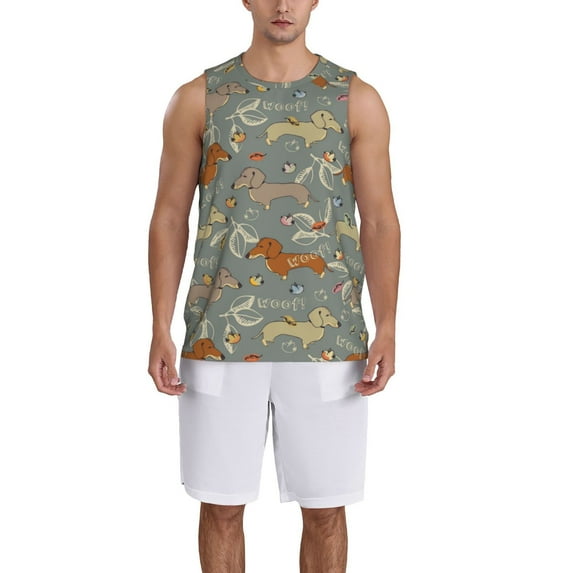 Sikiie Dachshund Dog Bird Basketball Jersey Reversible Men's Mesh Athletic Sports Shirts Training Practice S-4XL4X-Large