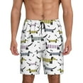 thumbnail image 1 of Sikiie Dachshund Dog Puppy Mens Pajama Shorts, Lightweight Lounge Pant with Pockets Soft Sleep Pj Shorts for MenMedium, 1 of 6