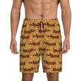 thumbnail image 1 of Sikiie Dachshund Dog Puppy Mens Pajama Shorts, Lightweight Lounge Pant with Pockets Soft Sleep Pj Shorts for MenXX-Large, 1 of 6