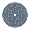 thumbnail image 1 of Sikiie Dachshund Dog Puppy Nativity Christmas Tree Skirt, Jesus Christian Winter Holiday Tree Mat Decoration(30-48IN)36", 1 of 6