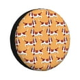 thumbnail image 1 of Sikiie Dachshund Dog Puppy PVC Leather Spare Tire Wheel Cover Spare Tire Cover, for Car Truck SUV Camper Trailer Universal Fit(14-17in)-14 inch, 1 of 6