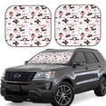 thumbnail image 1 of Sikiie Dachshund Dog Puppy Print Foldable Car Windshield Sun Visor, Car Window Sunshade Suitable for Sedan, SUV and Truck Car Accessories-Small, 1 of 6