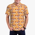 thumbnail image 1 of Sikiie Dachshund Dog Puppy Print Men's Short-sleeved POLO Shirts, Button-down Shirts and T-shirts are Suitable for Vacation, Leisure and Business-X-Large, 1 of 6