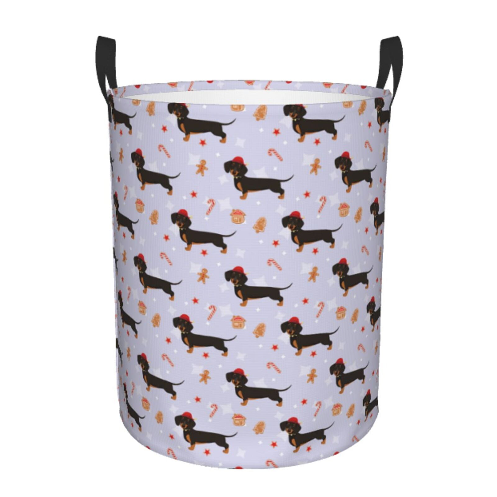 Blooming Dachshund Quilted Laundry Basket NCU0NTD279