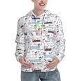 thumbnail image 1 of Sikiie Dachshund Dog Puppy Women's Casual Hoodies Long Sleeve Lightweight Pullover Tops Loose Sweatshirt-Small, 1 of 7