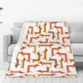 thumbnail image 1 of Sikiie Dachshund Dog Ultra-Soft Micro flannel Blanket Luxury All Seasons Warm Blanket for Bedding Sofa and Travel (4 sizes)-60"x50", 1 of 7