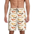thumbnail image 1 of Sikiie Dachshund Mens Pajama Shorts, Lightweight Lounge Pant with Pockets Soft Sleep Pj Shorts for Men4X-Large, 1 of 6