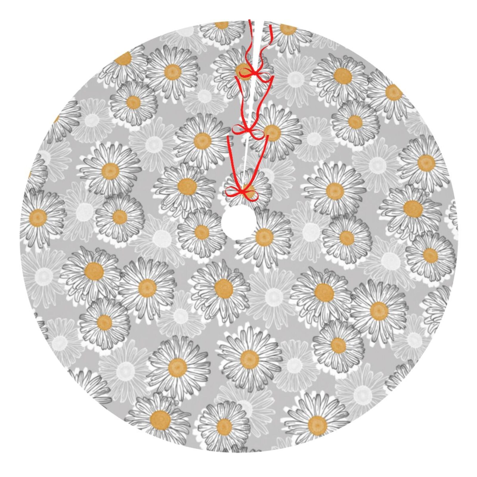 Sikiie Daisies Flowers 3048 inches {designName} Print Christmas Tree