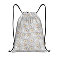 thumbnail image 1 of Sikiie Daisies Flowers Drawstring Backpack Drawstring Bags, Draw String Back Bag for Sports, Gym, Travel, Swimming, Beach-Small, 1 of 6