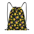 thumbnail image 1 of Sikiie Daisies Flowers Drawstring Backpack Drawstring Bags, Draw String Back Bag for Sports, Gym, Travel, Swimming, Beach-Small, 1 of 6