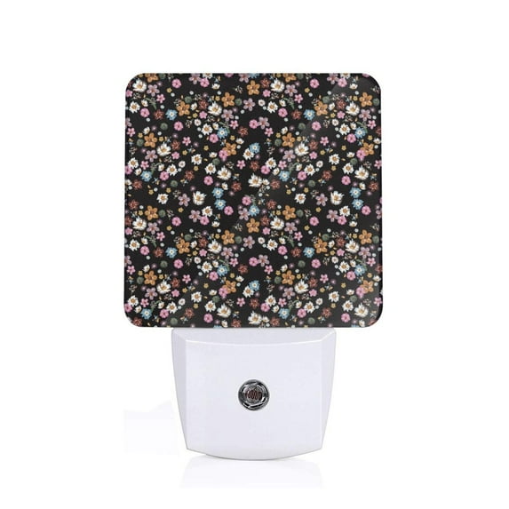 Sikiie Daisies Flowers Led Night Light, Warm White,Cool White Lights for Bathroom,Hallway,Bedroom, Kids Room-UK
