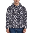 thumbnail image 1 of Sikiie Daisies Flowers Men's Hoodie, Essentials Hoodie, Sweatshirt, Pullover Hooded Sweatshirt for Men-Small, 1 of 7