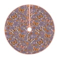thumbnail image 1 of Sikiie Daisies Flowers Nativity Christmas Tree Skirt, Jesus Christian Winter Holiday Tree Mat Decoration(30-48IN)36", 1 of 6