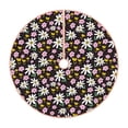 thumbnail image 1 of Sikiie Daisies Flowers Nativity Christmas Tree Skirt, Jesus Christian Winter Holiday Tree Mat Decoration(30-48IN)48", 1 of 6