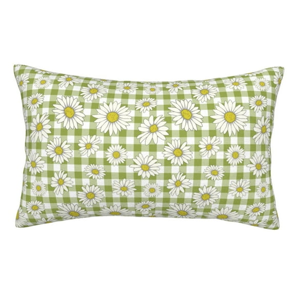 Sikiie Daisies Flowers Pillow Covers, Throw Pillow Case Cushion Covers,Cushion for Bedroom,Couch,Home-14"x20"