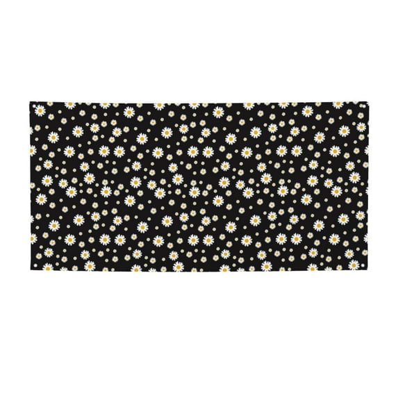 Sikiie Daisy Custom Banners and Signs Customize Outdoor, Personalized Banner with Logo Text for Party Birthday, Customized Banner Decoration-Small