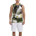 thumbnail image 1 of Sikiie Daisy Guinea Pig Basketball Jersey Reversible Men's Mesh Athletic Sports Shirts Training Practice S-4XLSmall, 1 of 6