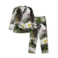 thumbnail image 1 of Sikiie Daisy Guinea Pig Mens Pajama Set, Soft Warm Long Sleeve Sleepwear, Cozy Button-Down Pjs for Men-Large, 1 of 7