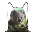 thumbnail image 1 of Sikiie Daisy Koala Drawstring Backpack Drawstring Bags, Draw String Back Bag for Sports, Gym, Travel, Swimming, Beach-Small, 1 of 6