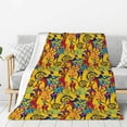 thumbnail image 1 of Sikiie Dancing African Womens Cozy Flannel Fleece Throw Blanket: Lightweight & Thick for All Seasons - Perfect for Women, Men, & Kids"60"x50", 1 of 6