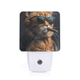 thumbnail image 1 of Sikiie Dapper Cat in Sunglasses Led Night Light, Warm White,Cool White Lights for Bathroom,Hallway,Bedroom, Kids Room-US, 1 of 7