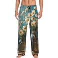 thumbnail image 1 of Sikiie Delicate White Daisy Jars Pajama Pants Men, PJ Bottoms, Sleep & Lounge Pants-XX-Large, 1 of 6
