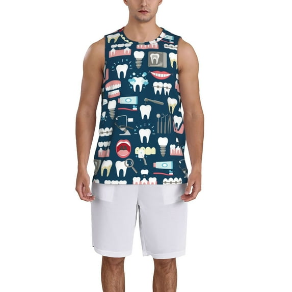 Sikiie Dental Basketball Jersey Reversible Men's Mesh Athletic Sports Shirts Training Practice S-4XL