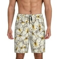 thumbnail image 1 of Sikiie Different Butterflys Mens Pajama Shorts, Lightweight Lounge Pant with Pockets Soft Sleep Pj Shorts for Men, 1 of 6