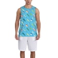 thumbnail image 1 of Sikiie Different Color Fishing Bait Basketball Jersey Reversible Men's Mesh Athletic Sports Shirts Training Practice S-4XLX-Large, 1 of 6
