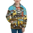 thumbnail image 1 of Sikiie Different Construction Site Vehicles Zip Up Hoodie Teenage, hoodies for Teenage, Zipper Sweatshirt Jacket for Daily, Traveling-Medium, 1 of 6