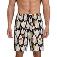 thumbnail image 1 of Sikiie Different Ghosts Mens Pajama Shorts, Lounge Pant, Men's shorts，Sleep Pj Shorts for Men-X-Large, 1 of 6