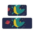 thumbnail image 1 of Sikiie Dinosau Space Explorer Kitchen Mat 2 PCS Cushioned Kitchen Rug, Waterproof Non-Slip Kitchen Mats for Kitchen, Floor Home, Sink, Laundry, 1 of 6