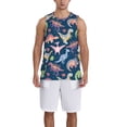thumbnail image 1 of Sikiie Dinosaur Basketball Jersey Reversible Men's Mesh Athletic Sports Shirts Training Practice S-4XLMedium, 1 of 6